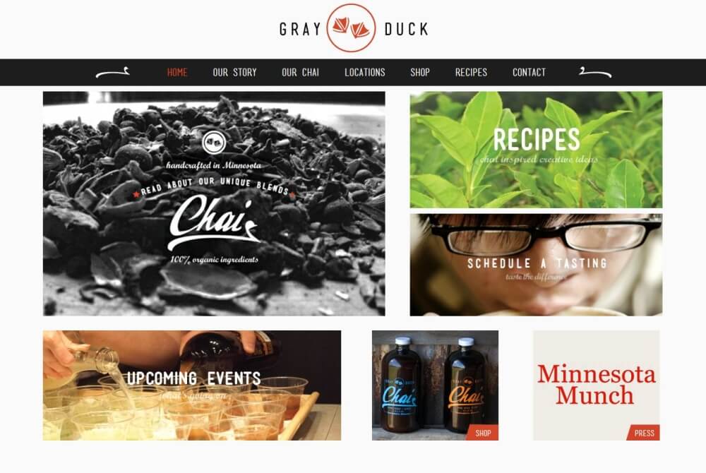 Gray Duck Chai - GEEK, with a personality - WordPress Website Design Minneapolis, MN