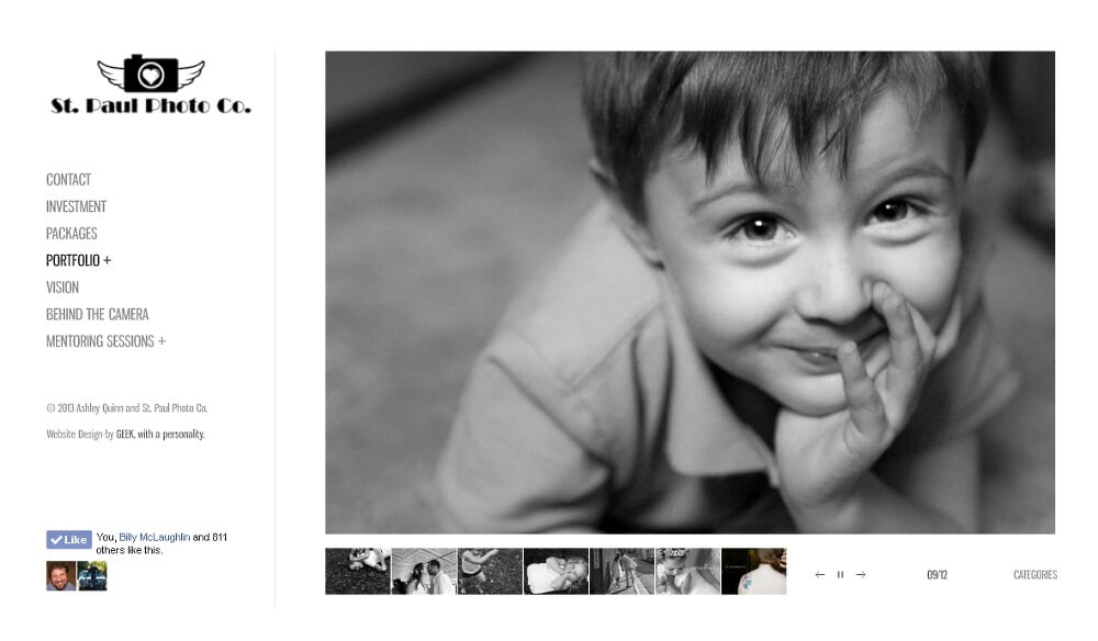 St Paul Photo Co - GEEK, with a personality - WordPress Website Design Minneapolis, MN
