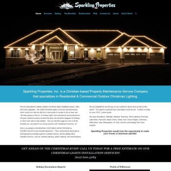 Sparkling Properties - GEEK, with a personality - WordPress Website Design Minneapolis, MN